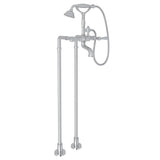 Rohl - Floor Mount Tub Filler - Polished Chrome