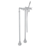 Rohl - San GiovanniE Floor Mount Tub Filler - Polished Chrome