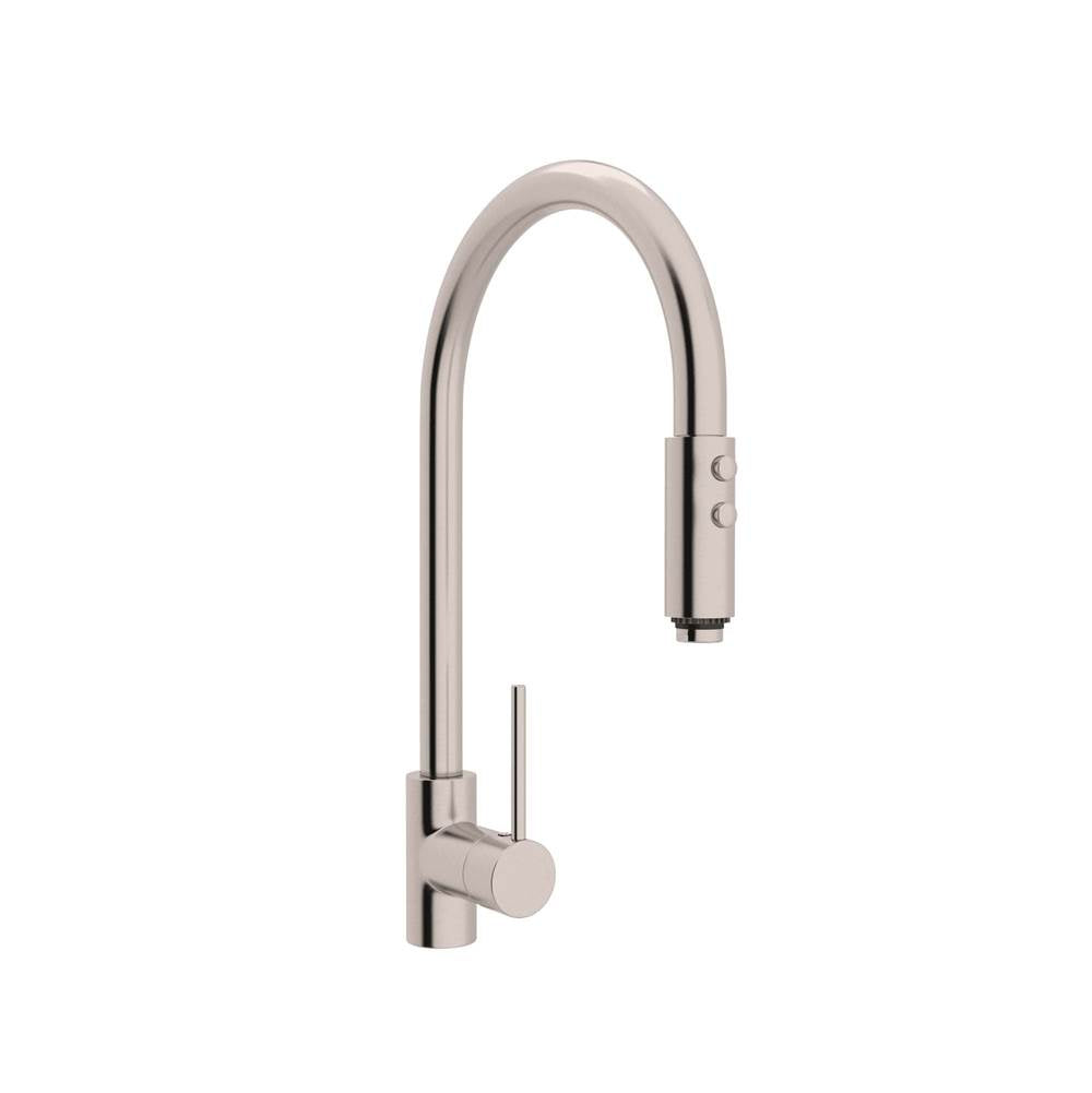 Rohl - PirelloneE Tall Pull-Down Kitchen Faucet - Satin Nickel