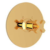 Rohl - Lombardia 3/4'' Thermostatic Trim Without Volume Control - Unlacquered Brass