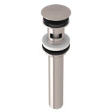 Rohl - Lavatory Universal Push Drain - Satin Nickel
