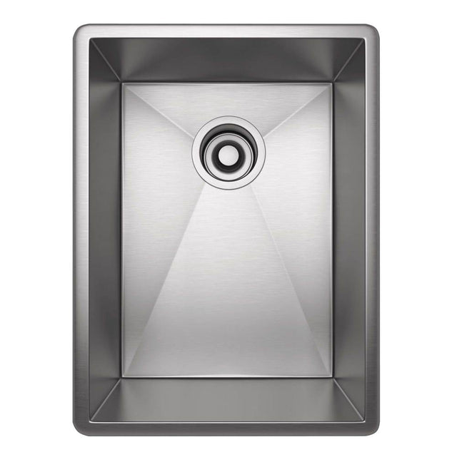 Rohl - ForzeE 13'' Single Bowl Stainless Steel Kitchen Or Bar/Food Prep Sink - Brushed Stainless Steel