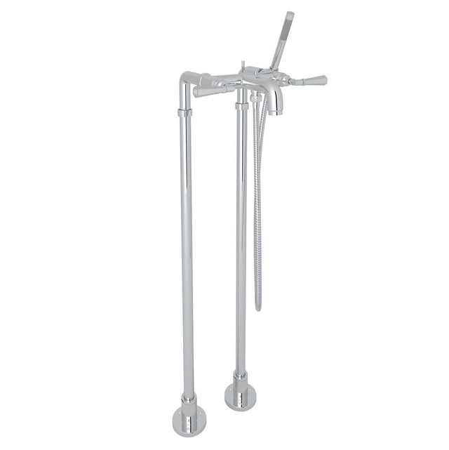 Rohl - San GiovanniE Floor Mount Tub Filler - Polished Chrome