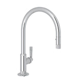 Rohl - Graceline Pull-Down Kitchen Faucet With C-Spout - Polished Chrome