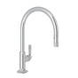 Rohl - Graceline Pull-Down Kitchen Faucet With C-Spout - Polished Chrome