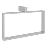 Rohl - QuartileE Rectangular Towel Holder Ring - Polished Chrome