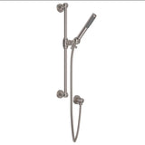 Rohl - Handshower Set With 21'' Slide Bar and Single Function Handshower - Satin Nickel