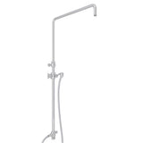 Rohl - Riser With Diverter, Hose And Sliding Handshower Holder - Polished Chrome