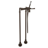 Rohl - San GiovanniE Floor Mount Tub Filler - Tuscan Brass