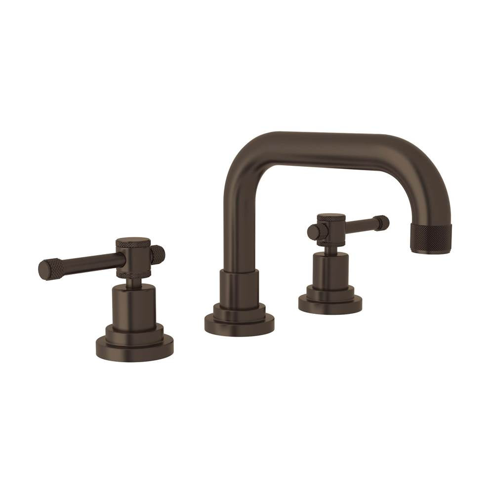 Rohl - CampoE Widespread Lavatory Faucet With U-Spout - Tuscan Brass