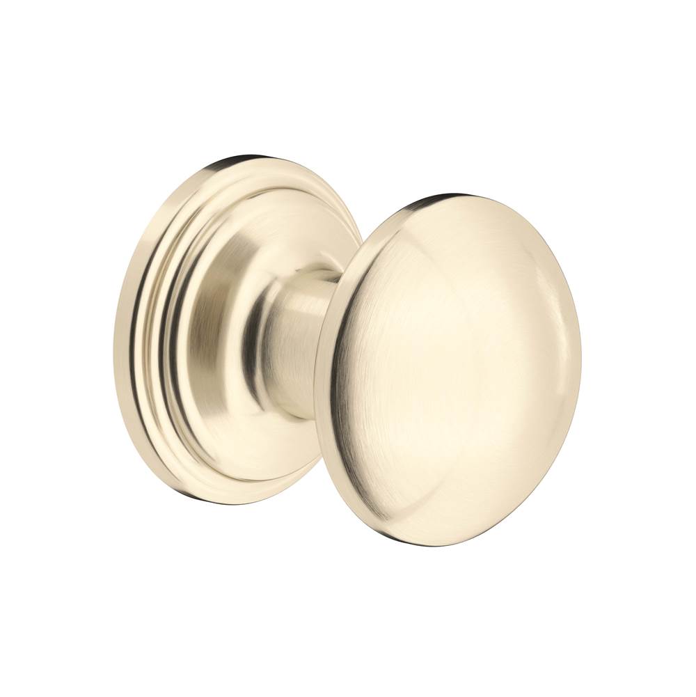Rohl - Small Button Drawer Pull Knobs - Set of 5 - Satin Nickel