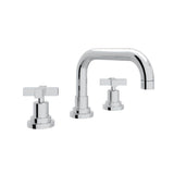 Rohl - Lombardia Widespread Lavatory Faucet With U-Spout - Polished Chrome