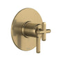 Rohl - ApothecaryE 1/2'' Therm & Pressure Balance Trim With 3 Functions - Antique Gold