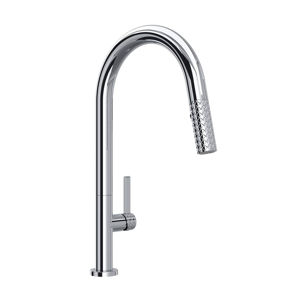 Rohl - TenerifeE Pull-Down Kitchen Faucet With C-Spout - Polished Chrome