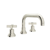 Rohl - Lombardia Widespread Lavatory Faucet With U-Spout - Polished Nickel