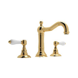 Rohl - Acqui Widespread Lavatory Faucet - Unlacquered Brass