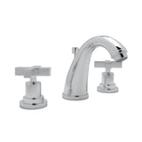 Rohl - Lombardia Widespread Lavatory Faucet With C-Spout - Polished Chrome