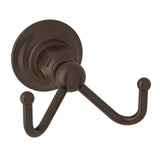 Rohl - Double Robe Hook - Tuscan Brass