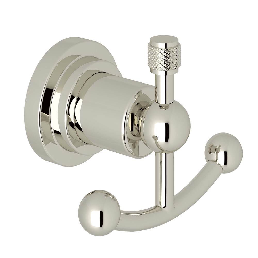 Rohl - CampoE Double Robe Hook - Polished Nickel