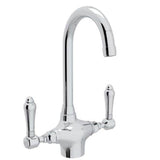 Rohl - San Julio Two Handle Bar/Food Prep Kitchen Faucet - Polished Chrome
