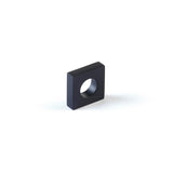 Schaub And Company - Knob, Modern Oval Slot, Matte Black, 1'' Width, 7/8'' cc - Matte Black