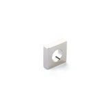 Schaub And Company - Knob, Modern Oval Slot, Polished Nickel, 1'' Width, 7/8'' cc - Polished Nickel