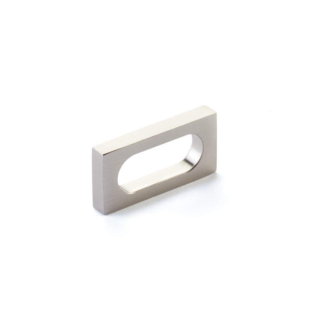 Schaub And Company - Pull, Modern Oval Slot, Brushed Nickel, 2'' cc - Brushed Nickel