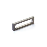 Schaub And Company - Pull, Modern Oval Slot, Gun Metal, 3-1/2'' cc - Gun Metal