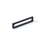 Schaub And Company - Pull, Modern Oval Slot, Matte Black, 5'' cc - Matte Black