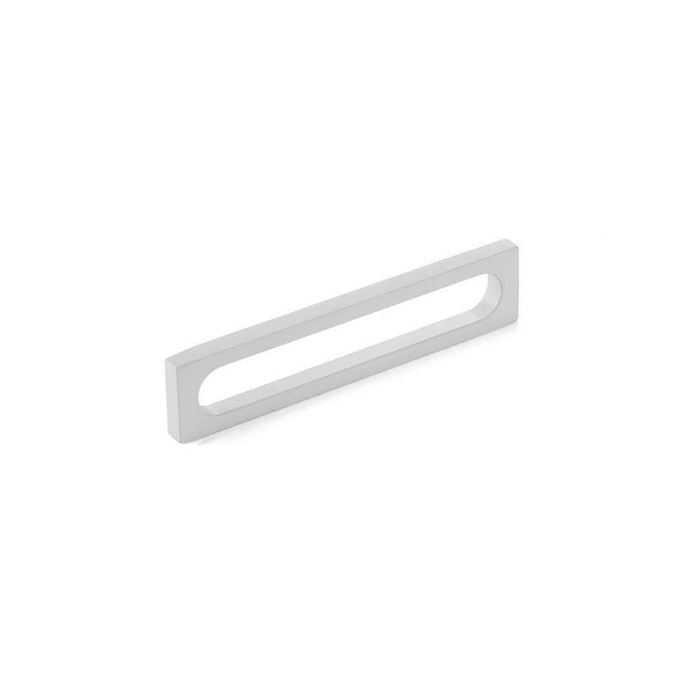 Schaub And Company - Pull, Modern Oval Slot, Matte White, 5'' cc - Matte White