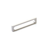 Schaub And Company - Pull, Modern Oval Slot, Polished Nickel, 5'' cc - Polished Nickel