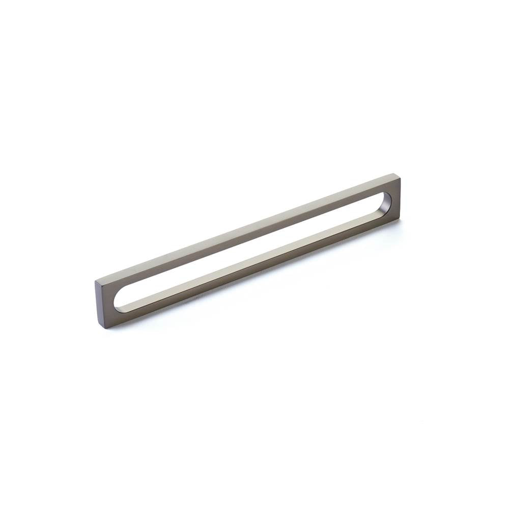 Schaub And Company - Pull, Modern Oval Slot, Gun Metal, 8'' cc - Gun Metal