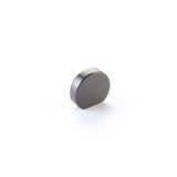 Schaub And Company - Knob, Modern Oval, Gun Metal, 1'' Width, 7/8'' cc - Gun Metal