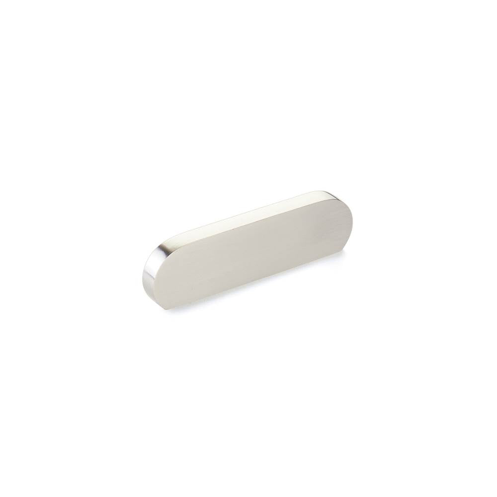 Schaub And Company - Pull, Modern Oval, Brushed Nickel, 3'' cc - Brushed Nickel