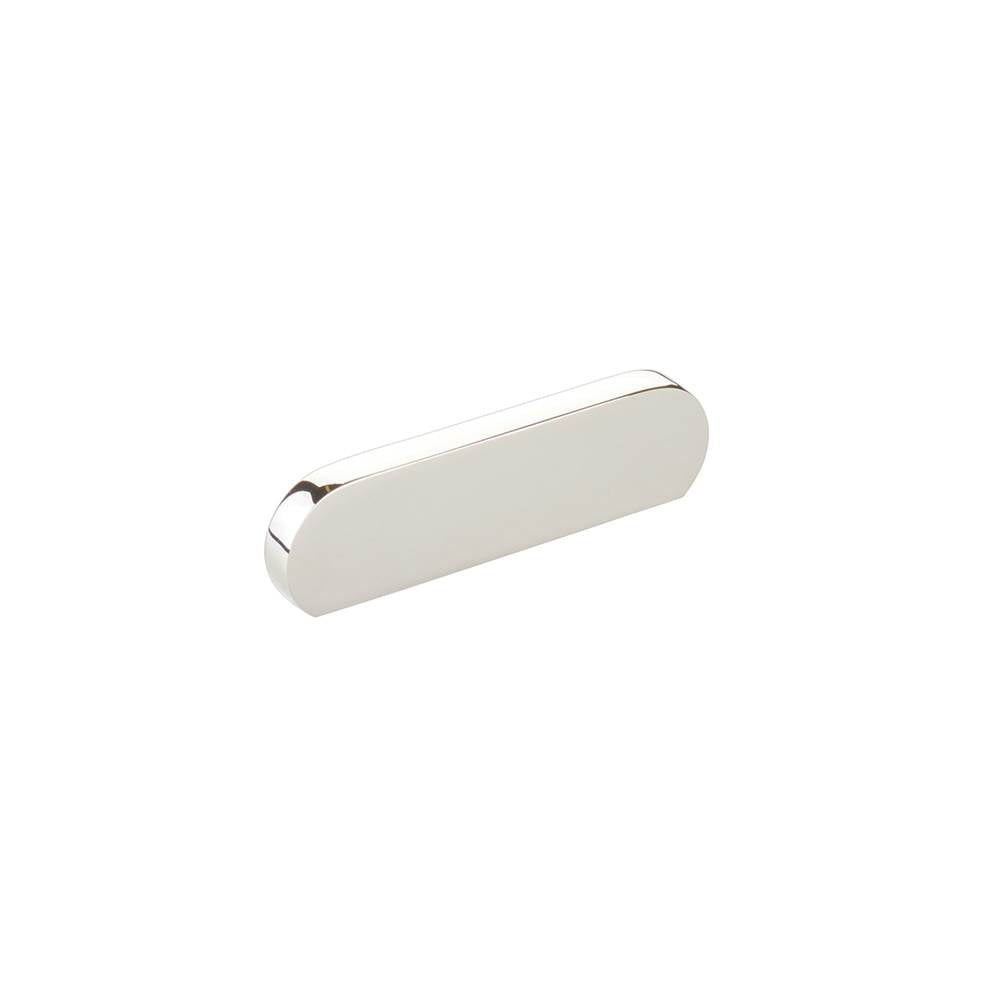 Schaub And Company - Pull, Modern Oval, Polished Nickel, 3'' cc - Polished Nickel