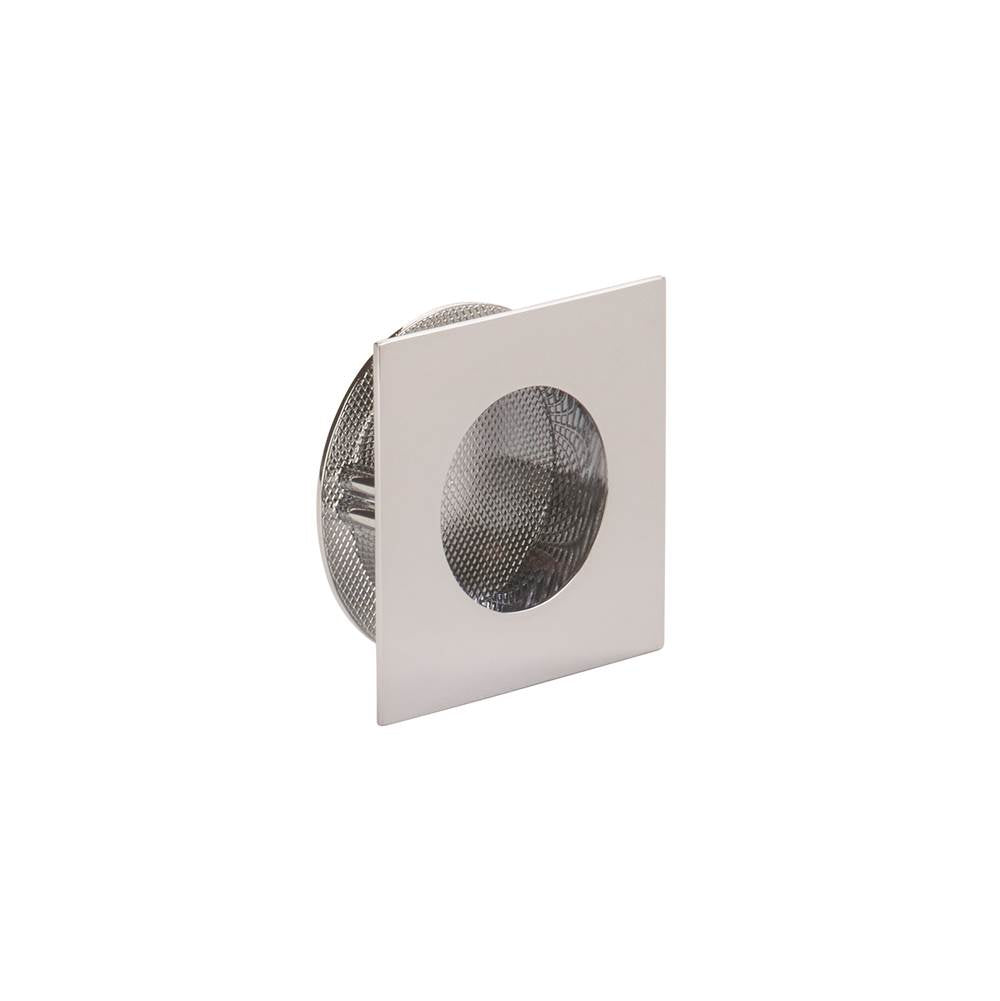 Schaub And Company - Urbano, Square Recessed Pull, Polished Chrome, 3'' Overall - Polished Chrome