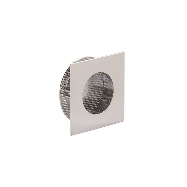 Schaub And Company - Urbano, Square Recessed Pull, Polished Chrome, 3'' Overall - Polished Chrome
