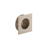 Schaub And Company - Urbano, Square Recessed Pull, Brushed Nickel, 3'' Overall - Brushed Nickel