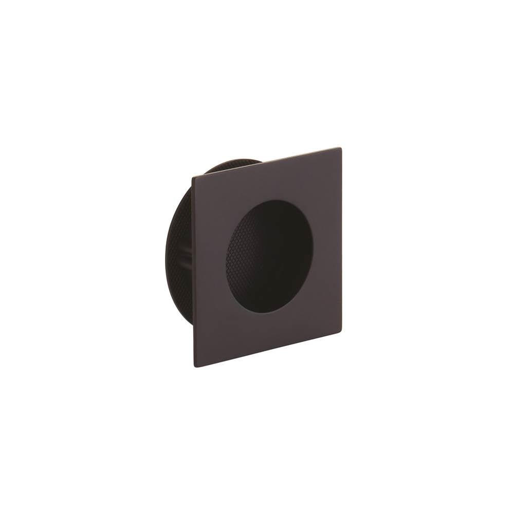 Schaub And Company - Urbano, Square Recessed Pull, Matte Black, 3'' Overall - Matte Black