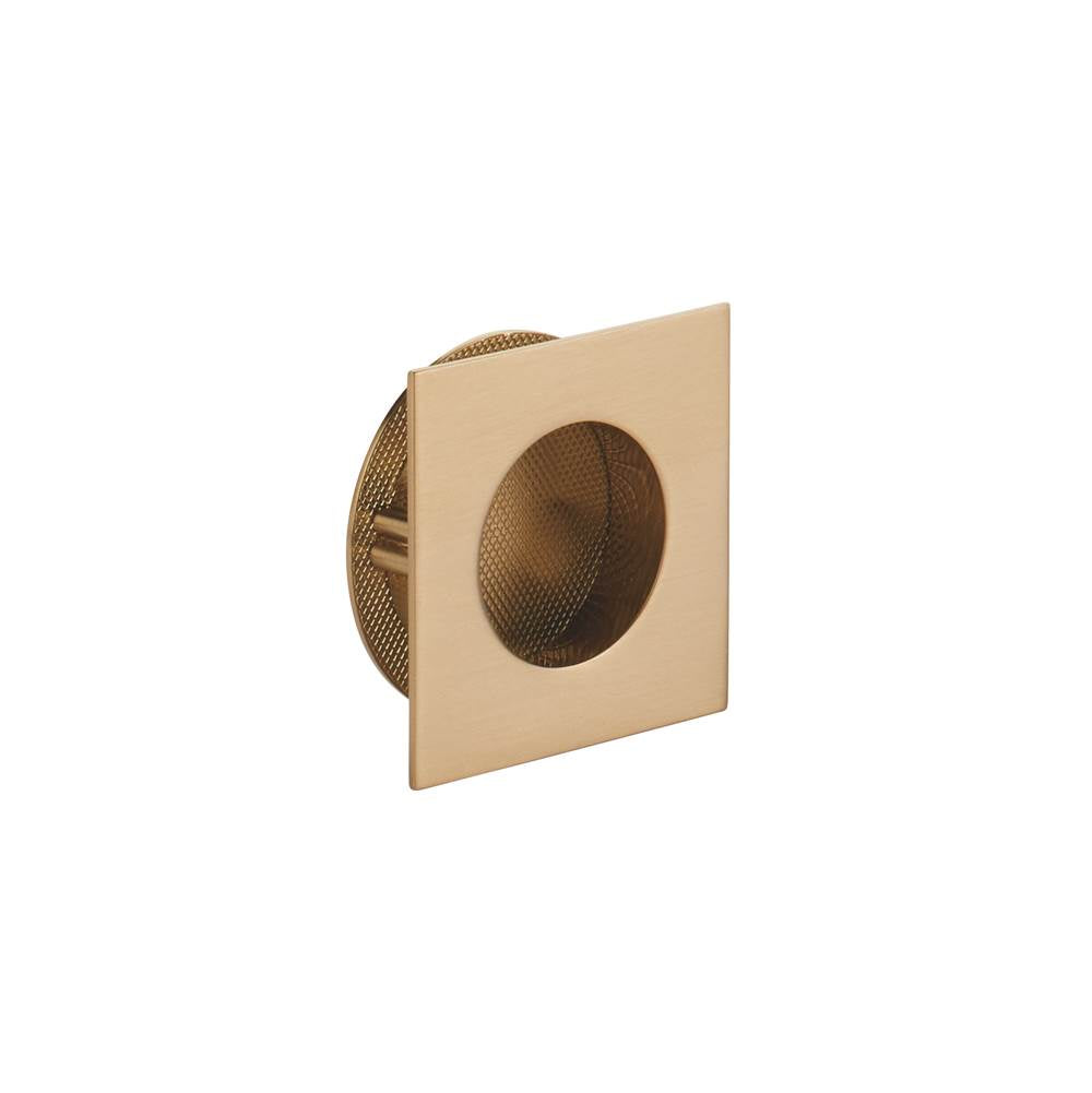 Schaub And Company - Urbano, Square Recessed Pull, Signature Satin Brass, 3'' Overall - Signature Satin Brass