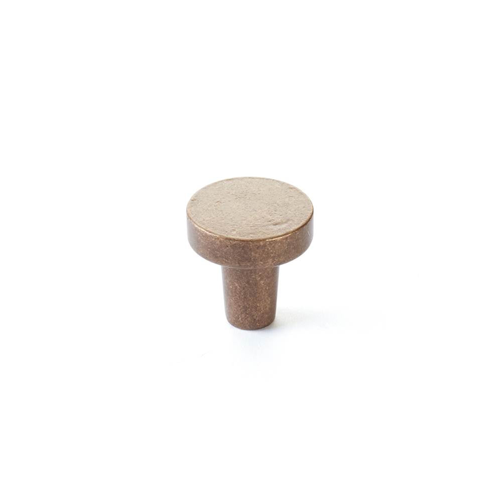 Schaub And Company - Turno, Round Knob, Light Bronze, 1-1/4'' dia - Natural Bronze