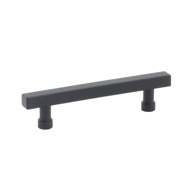 Schaub And Company - NOHO, Cabinet Pull, Square, 4'' cc, Matte Black - Matte Black