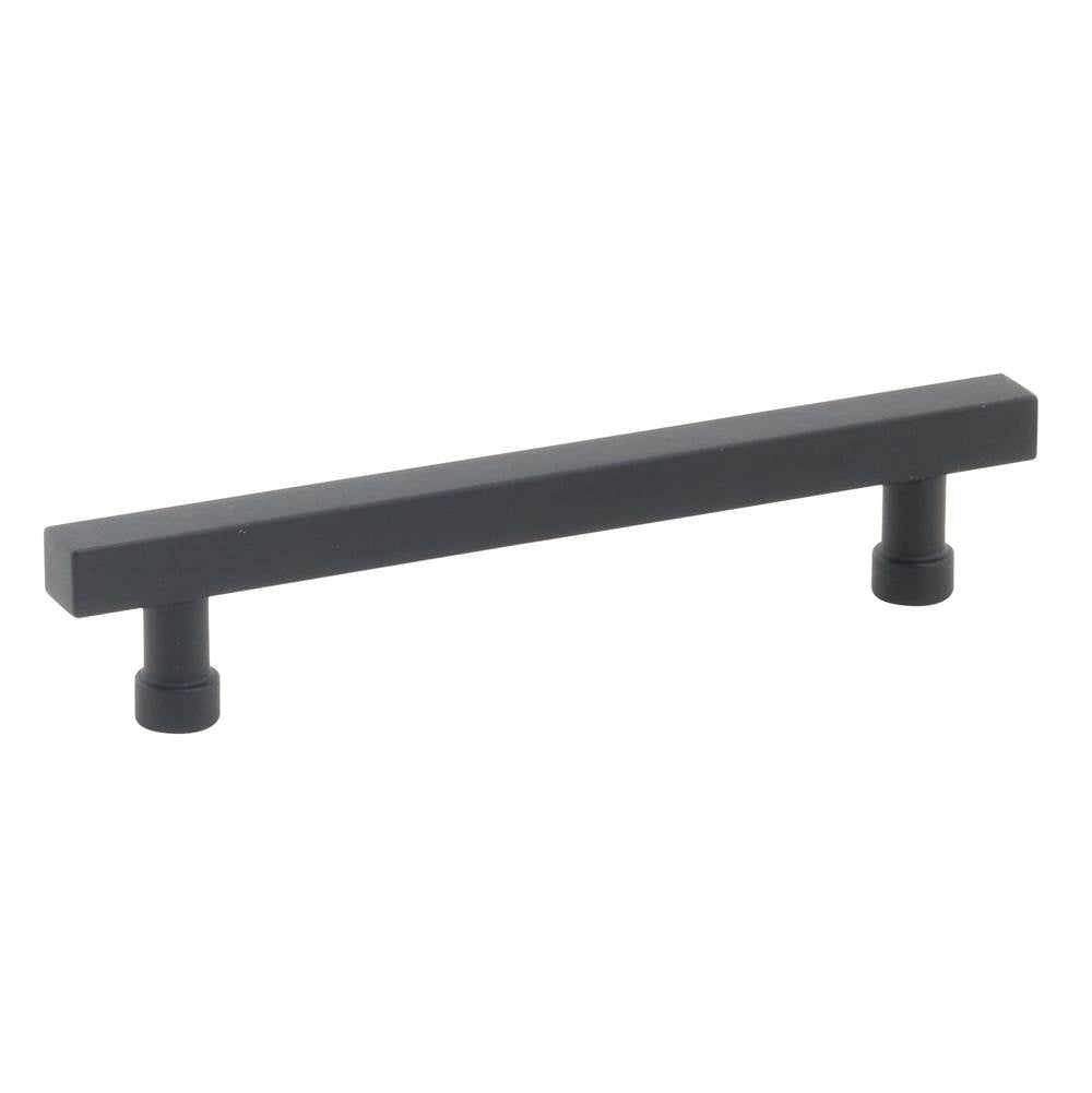 Schaub And Company - NOHO, Cabinet Pull, Square, 5'' cc, Matte Black - Matte Black