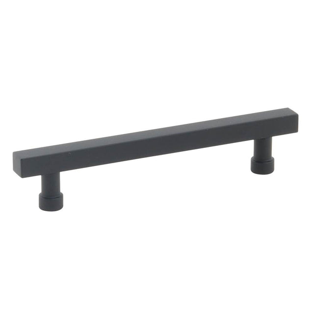 Schaub And Company - NOHO, Cabinet Pull, Square, 5'' cc, Matte Black - Matte Black