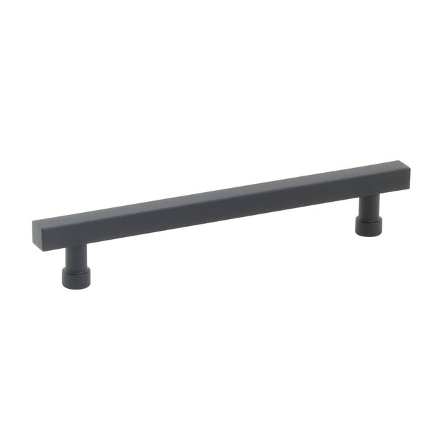 Schaub And Company - NOHO, Cabinet Pull, Square, 6'' cc, Matte Black - Matte Black