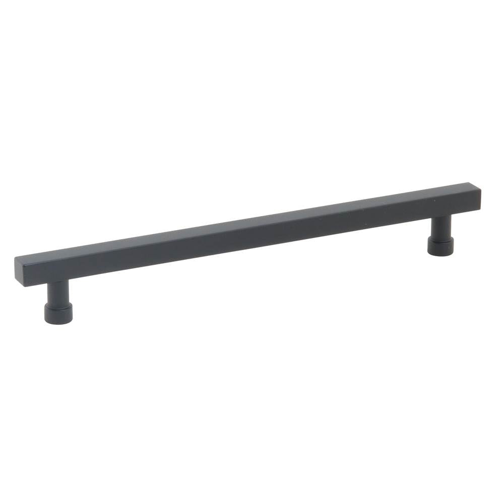 Schaub And Company - NOHO, Cabinet Pull, Square, 8'' cc, Matte Black - Matte Black