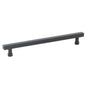 Schaub And Company - NOHO, Cabinet Pull, Square, 8'' cc, Matte Black - Matte Black