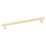 Schaub And Company - NOHO, Cabinet Pull, Square, 10'' cc, Unlacquered Brass - Unlacquered Brass