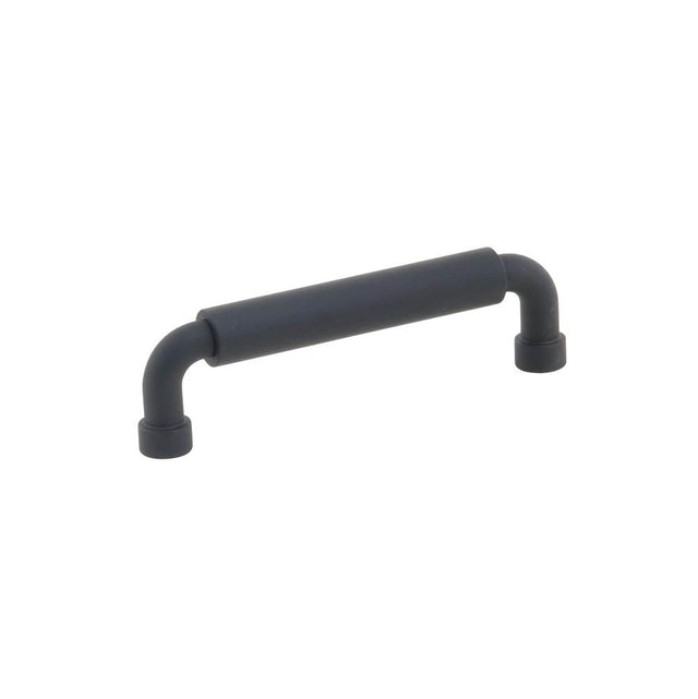 Schaub And Company - NOHO, Cabinet Pull, Round, 4'' cc, Matte Black - Matte Black