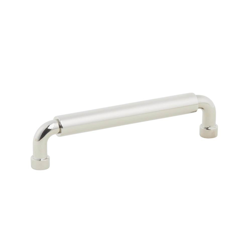Schaub And Company - NOHO, Cabinet Pull, Round, 5'' cc, Polished Nickel - Polished Nickel